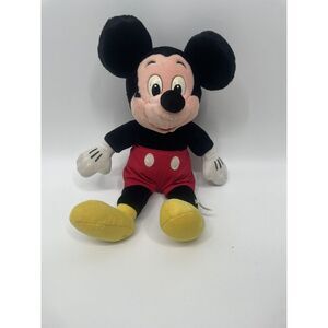 Vintage Authentic Disneyland/Walt Disney World 17" Stuffed Plush Mickey Mouse